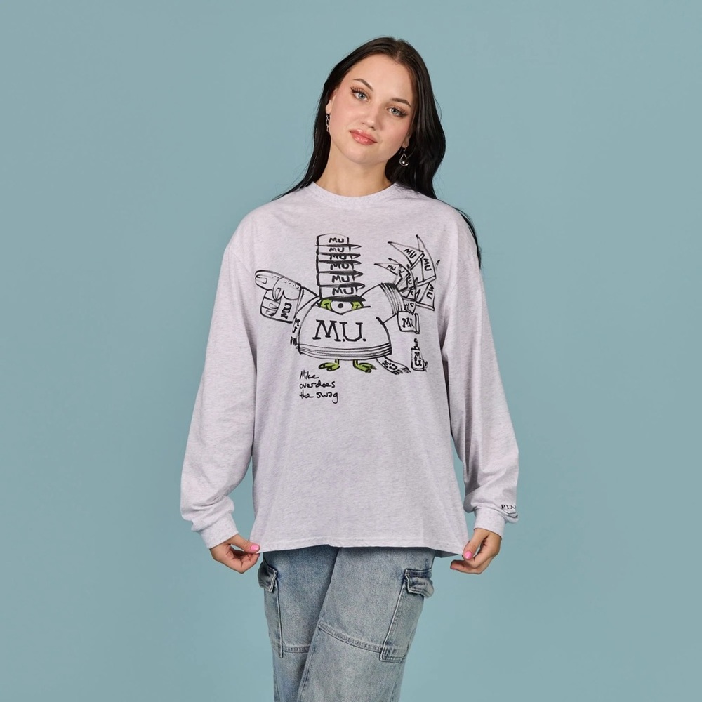 MIKE SWAG DROP SLEEVE LONG SLEEVE T-SHIRT